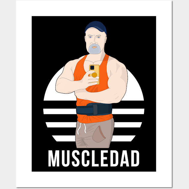 Muscledad Wall Art by muscle